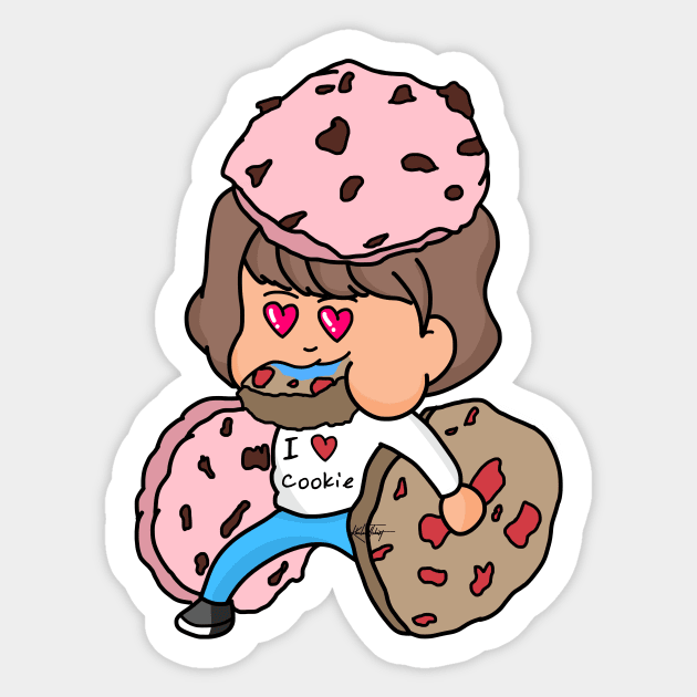 Love cookie Sticker by KDaisy.design